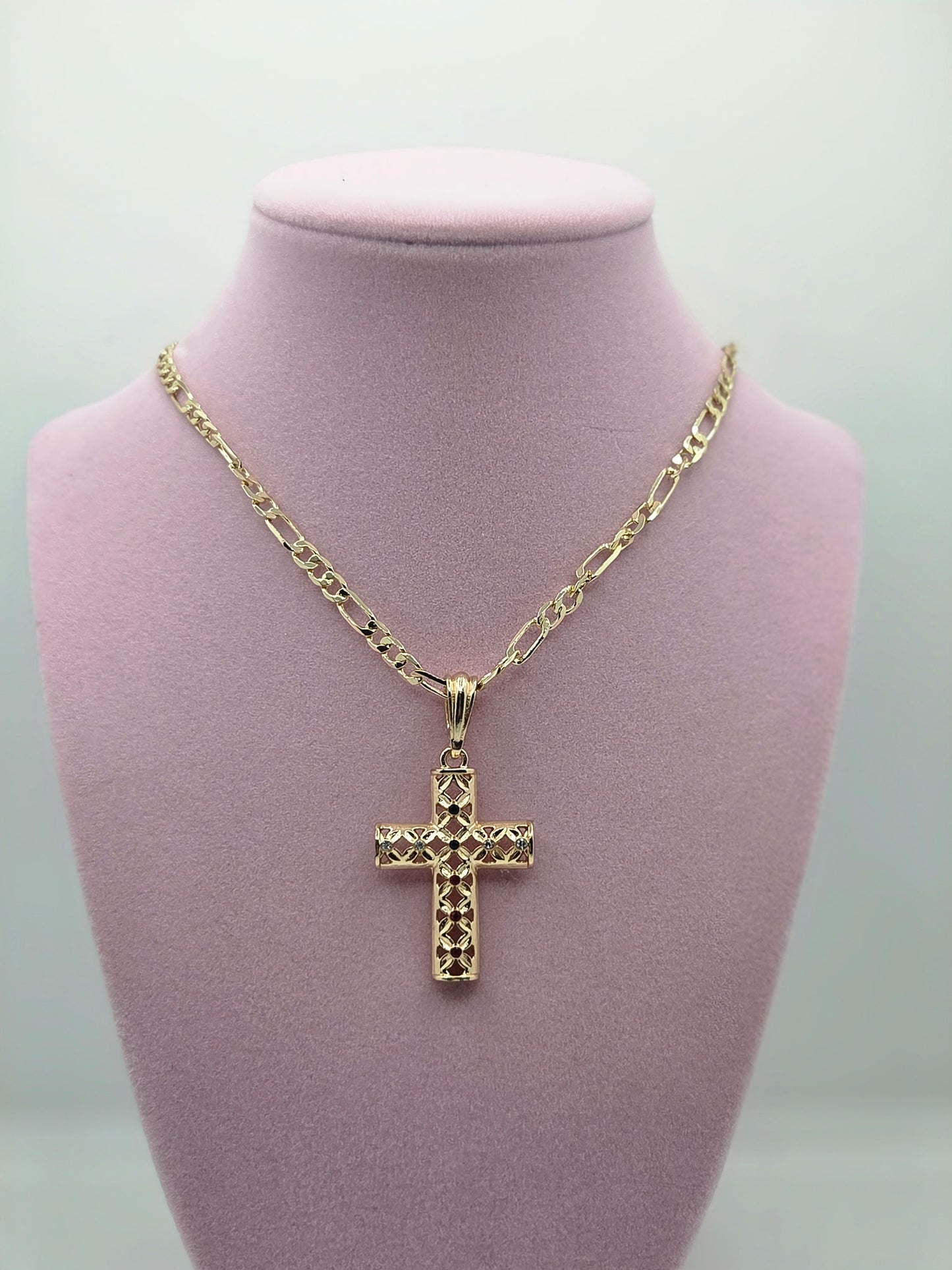 Open Cross Necklace