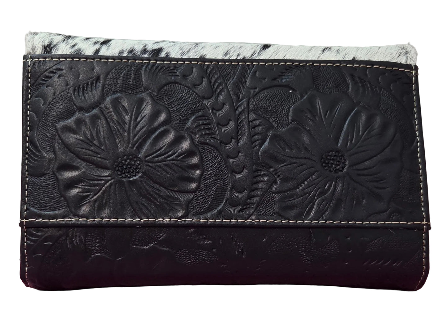 Cowhide Portable Purse