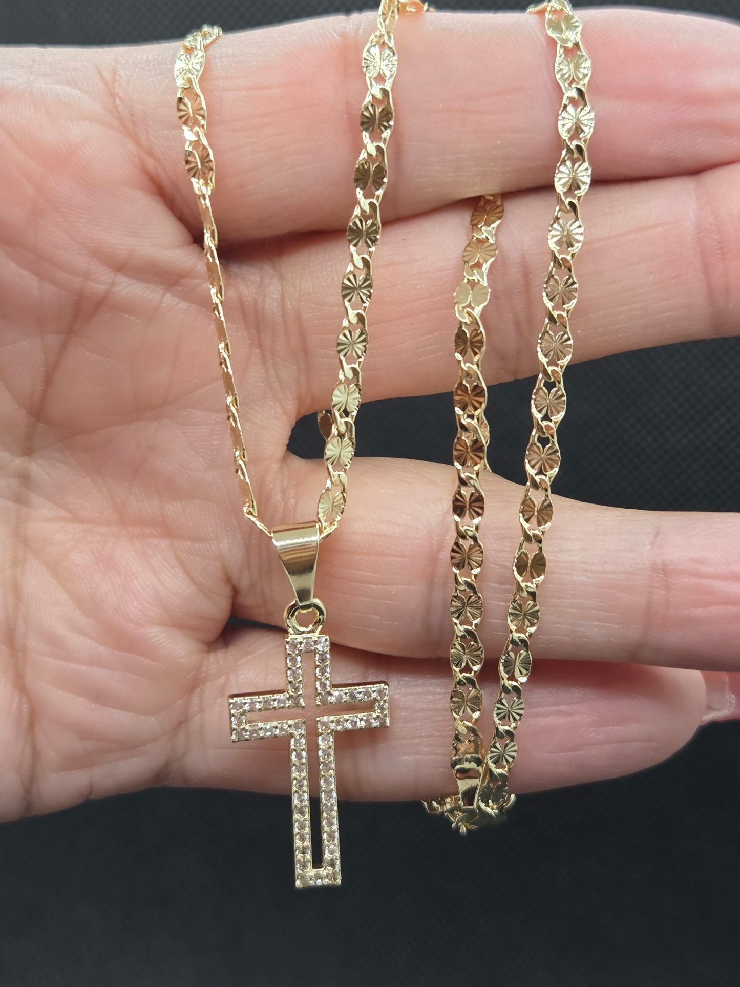 Open Cross Zircon
