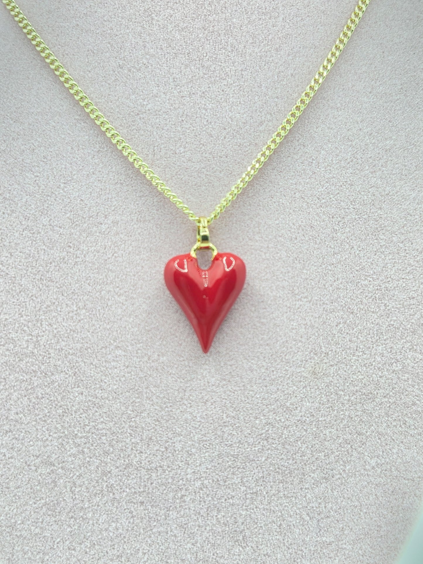Red Heart Necklace