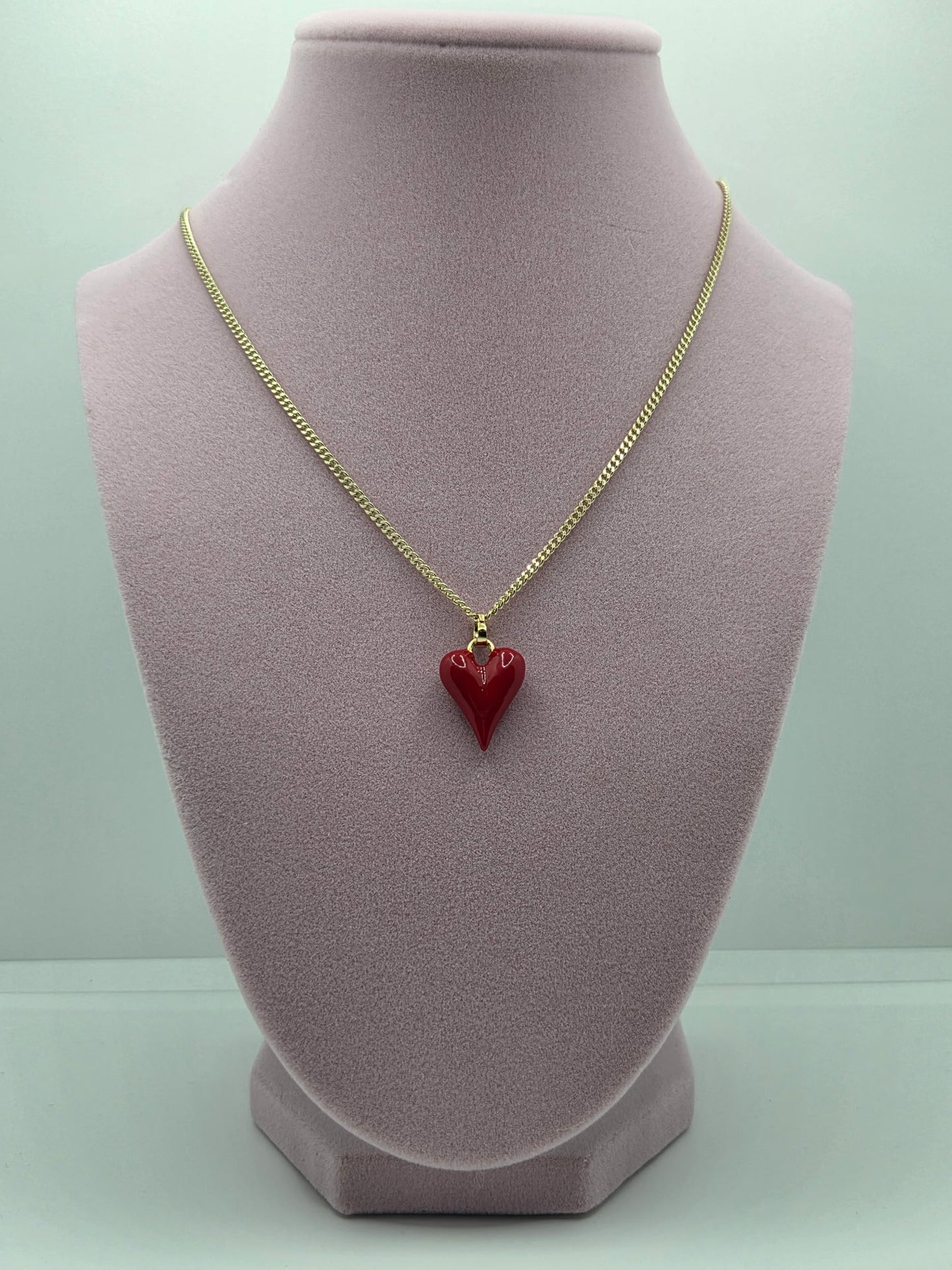 Red Heart Necklace