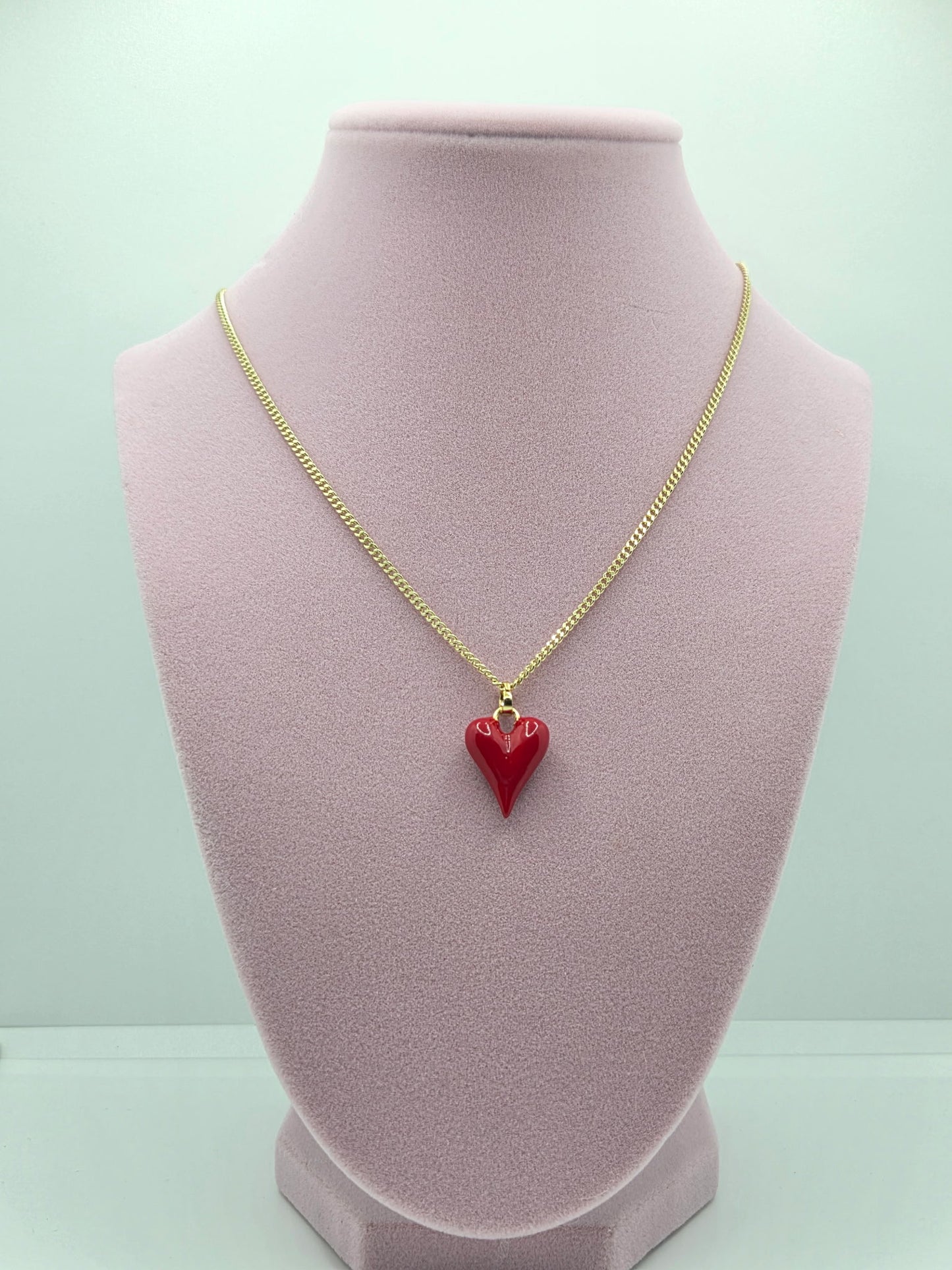 Red Heart Necklace