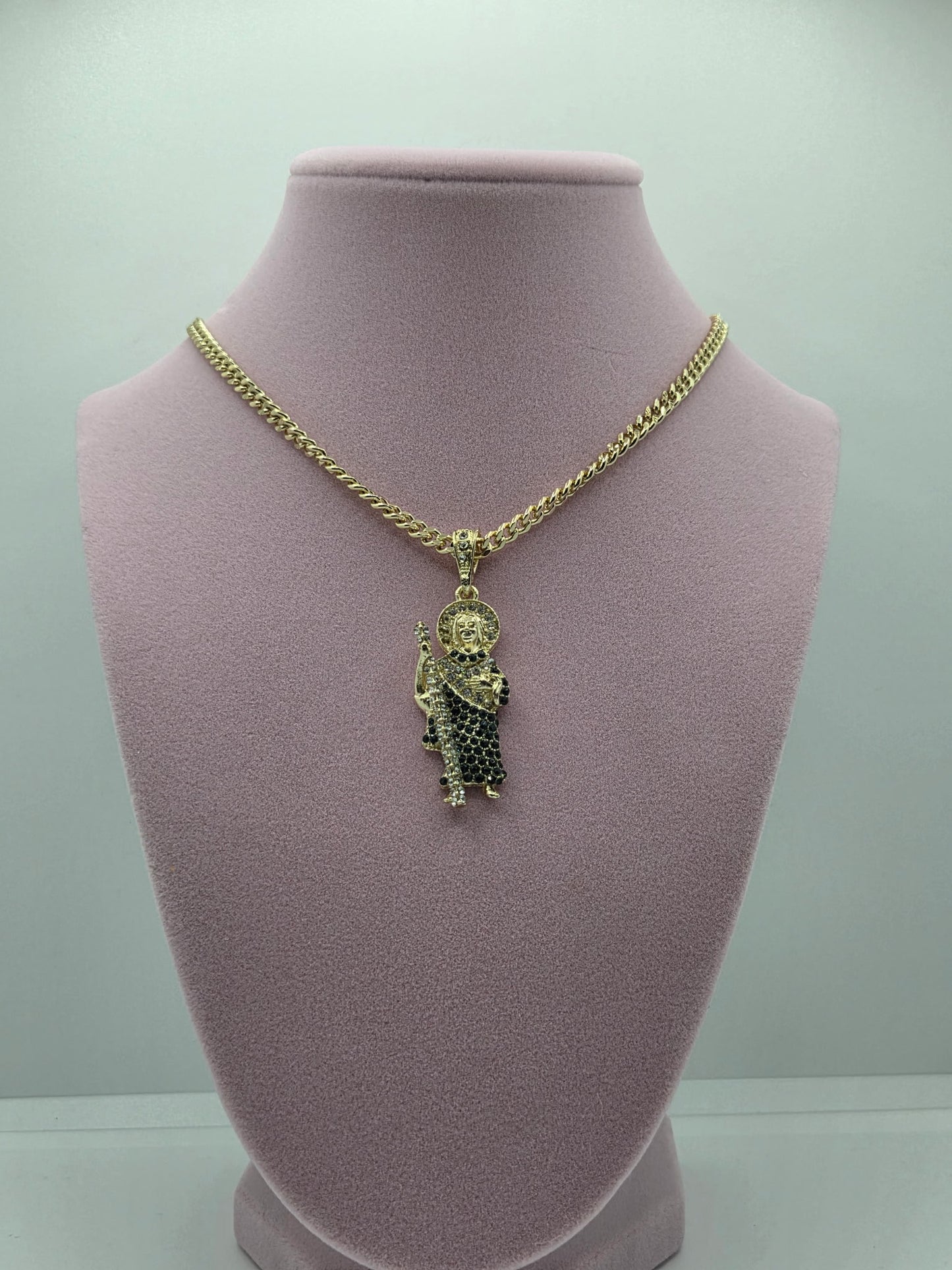 San Judas Green Zircon Necklace