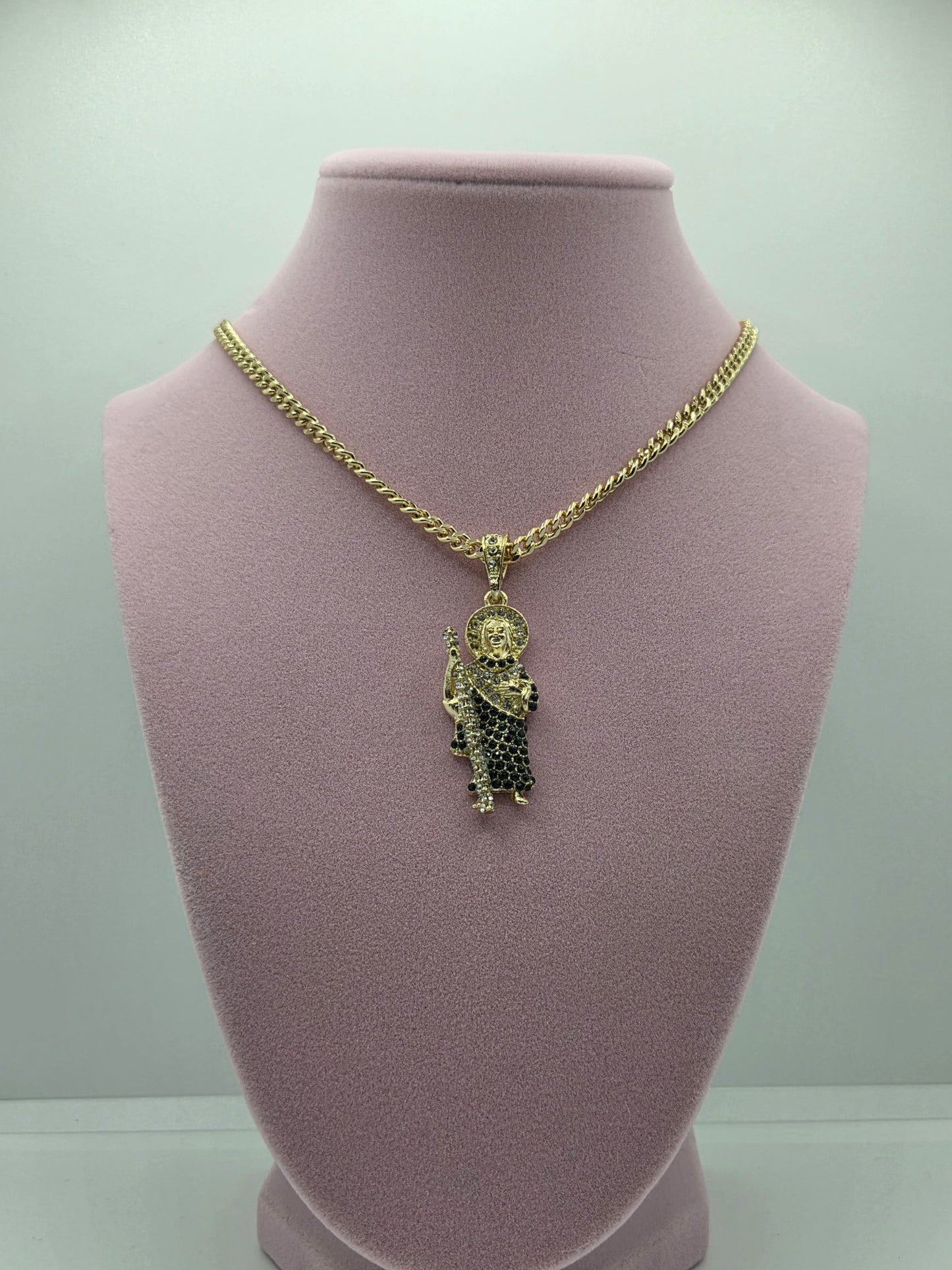 San Judas Green Zircon Necklace