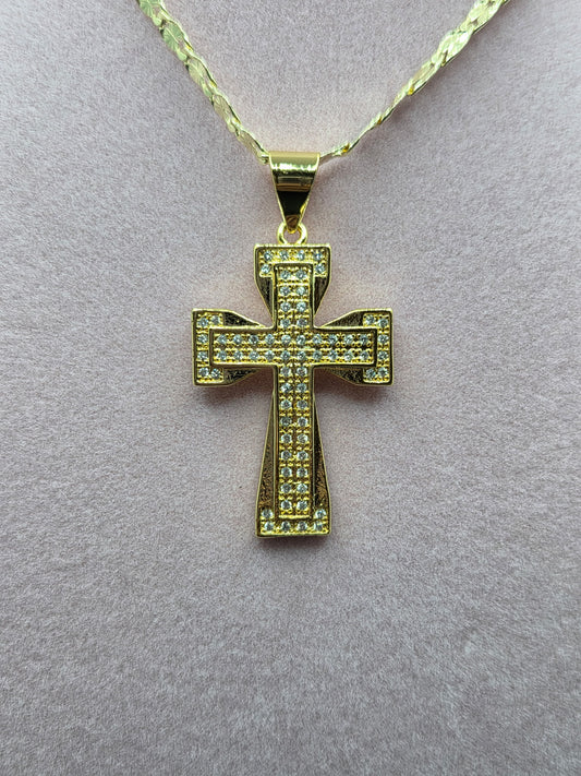 3D Cross Necklace