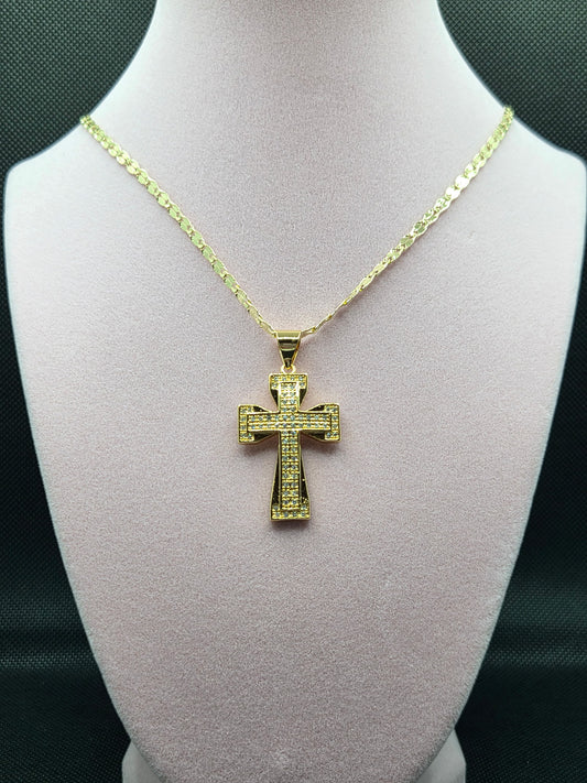 3D Cross Necklace