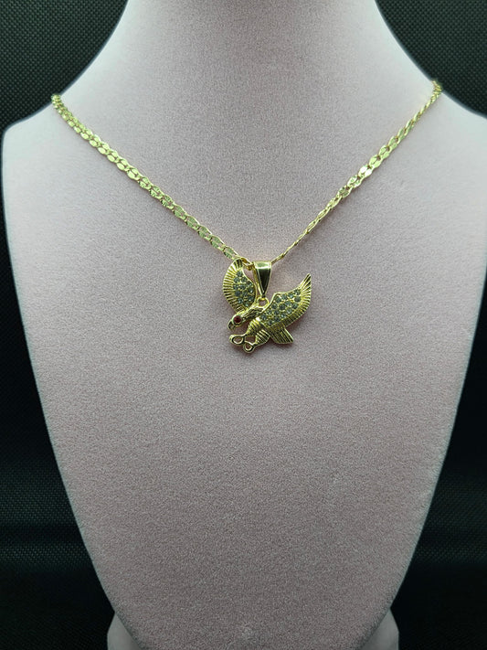 Red Eye Eagle Necklace