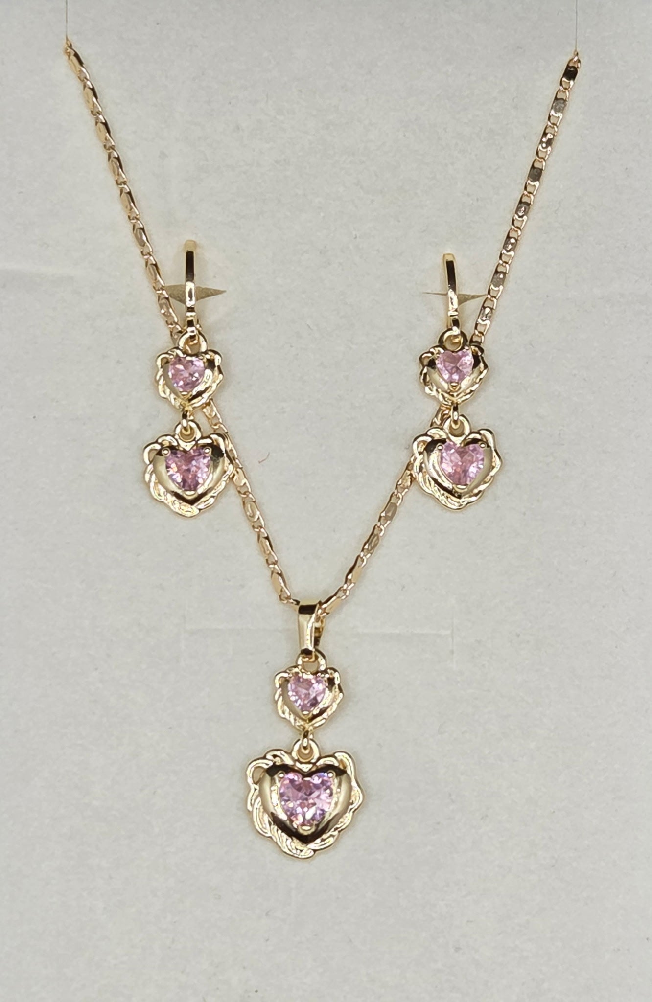 Pink 2 Hearts Set