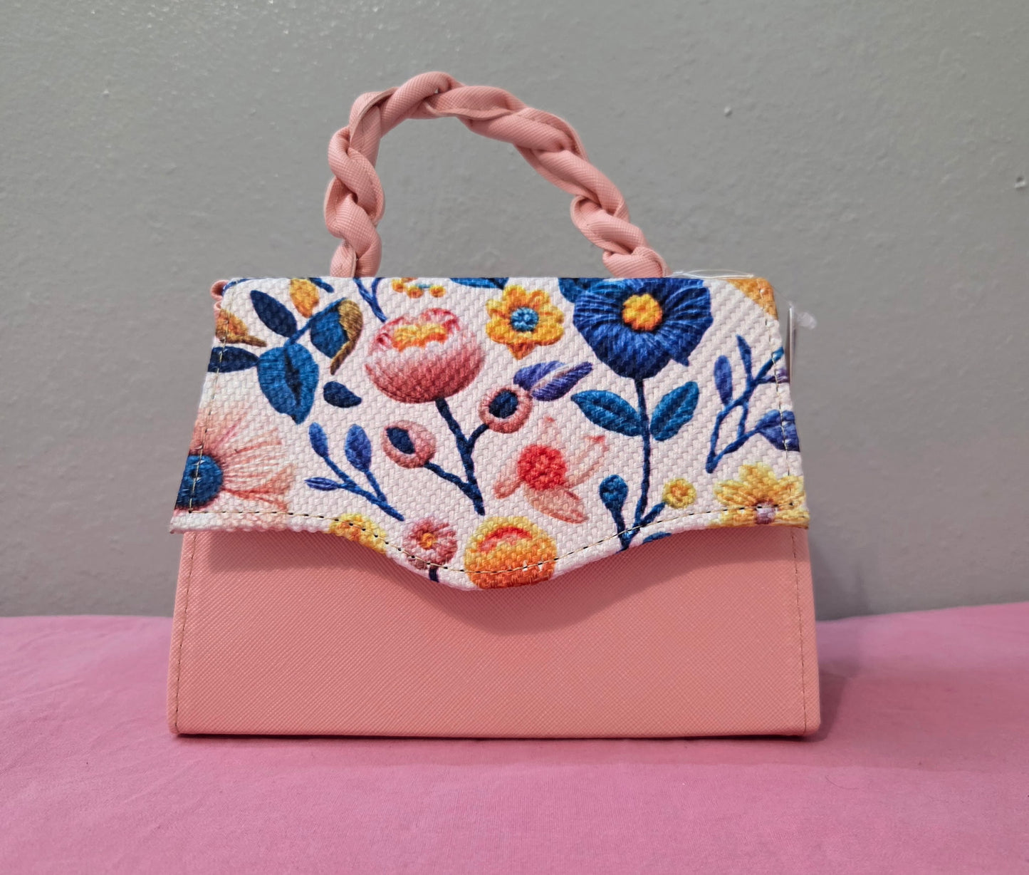 Pink Flower Mini Purse
