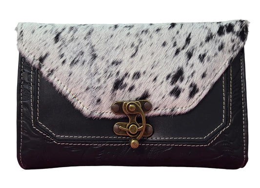 Cowhide Portable Purse