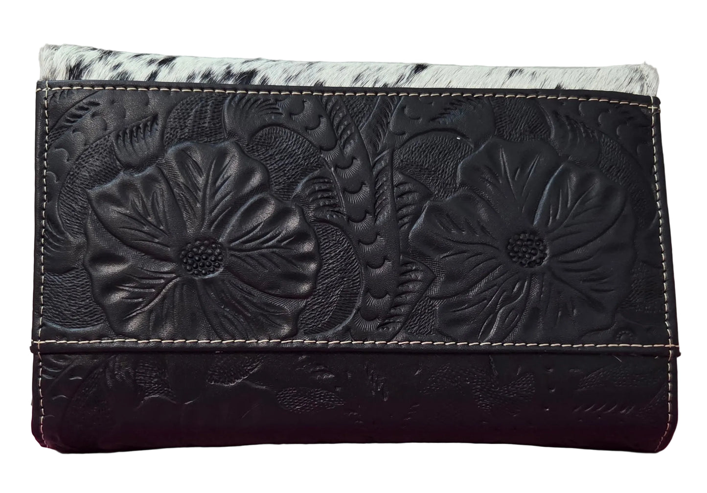 Cowhide Portable Purse