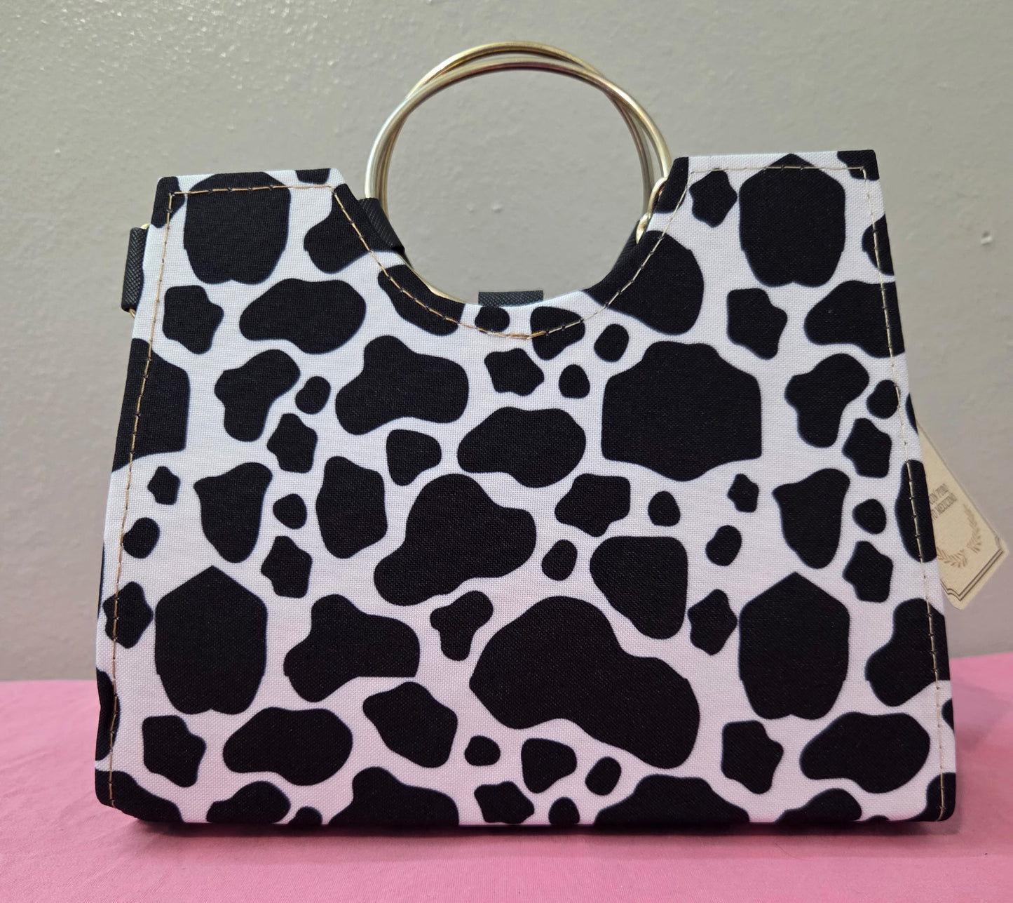 Cow Design Purse