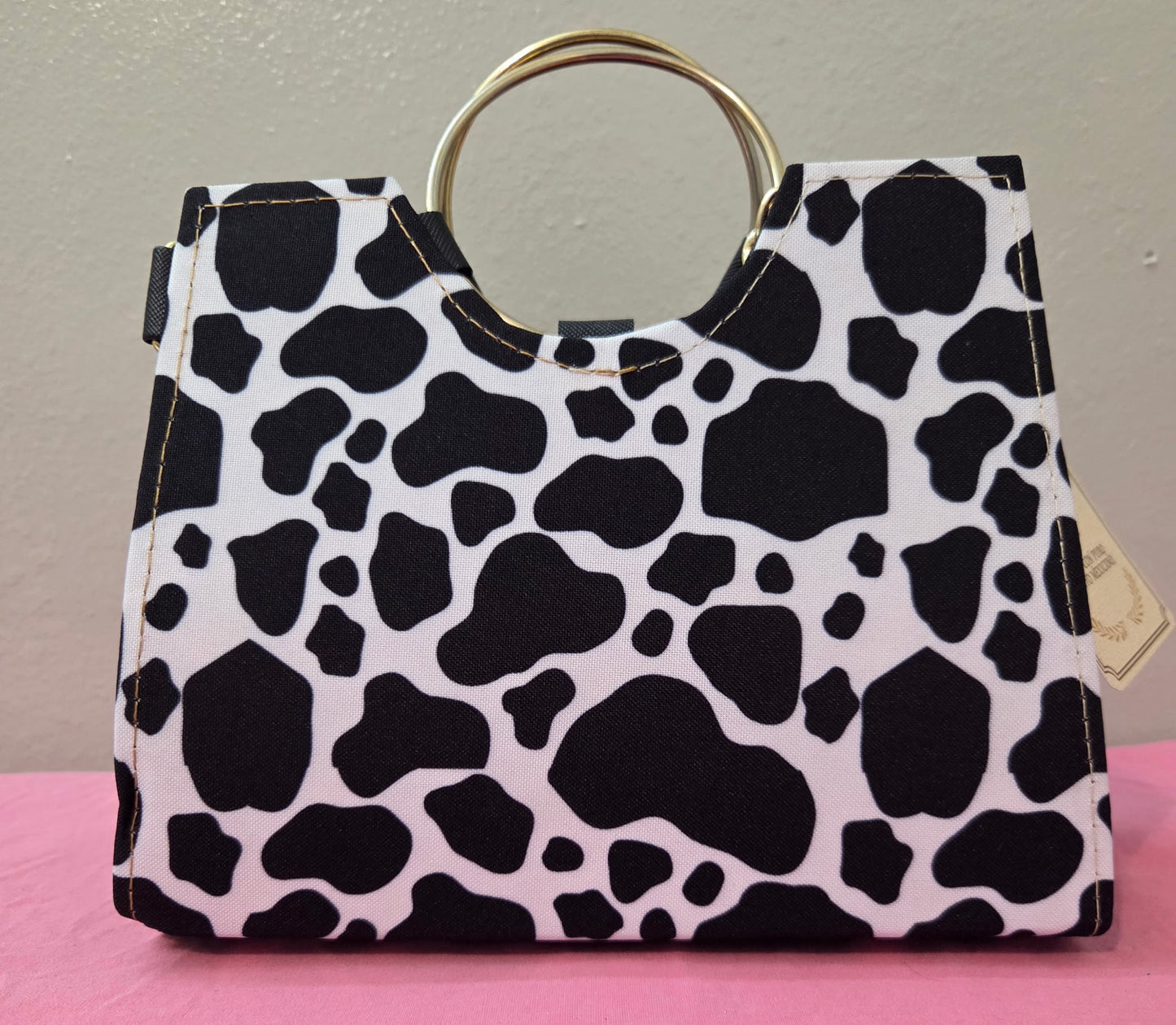 Cow Design Purse