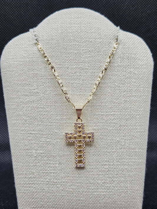 Hearts Cross Necklace