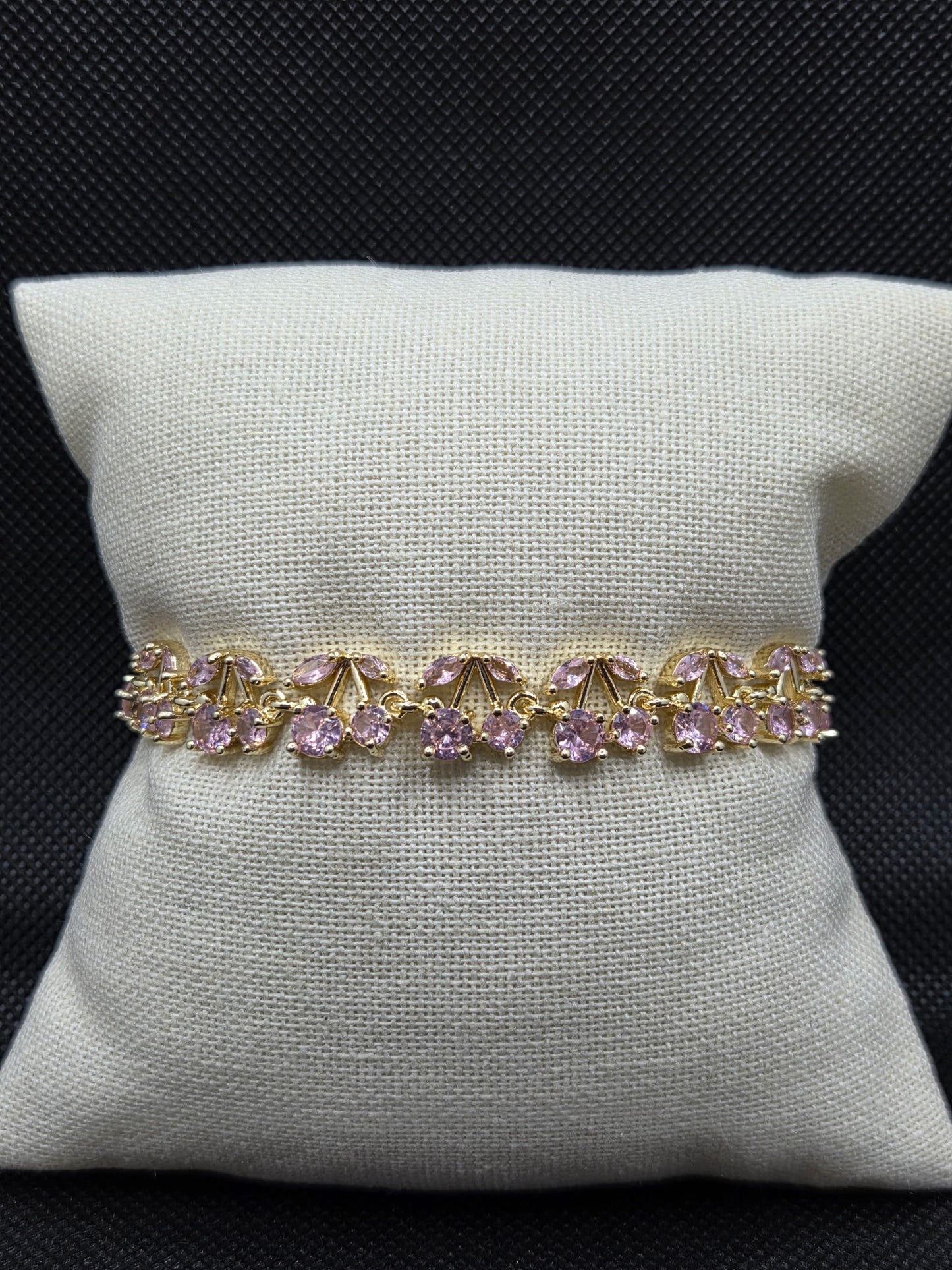 Pink Cherry Bracelet