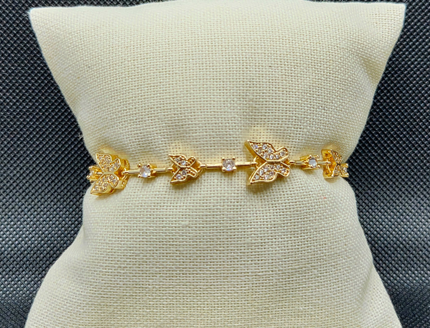 Clear Butterfly Bracelet