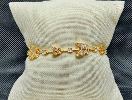 Clear Butterfly Bracelet