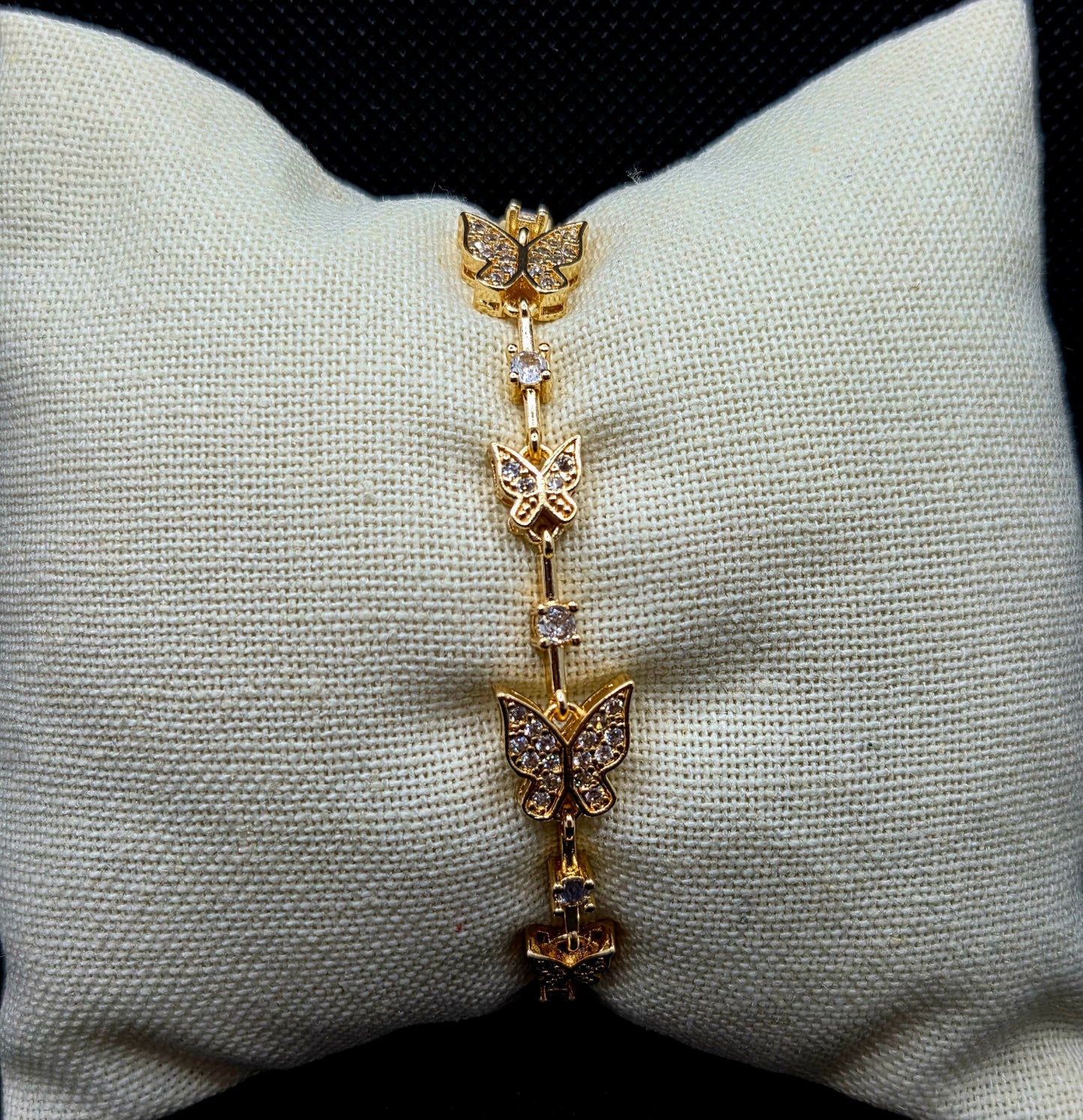 Clear Butterfly Bracelet