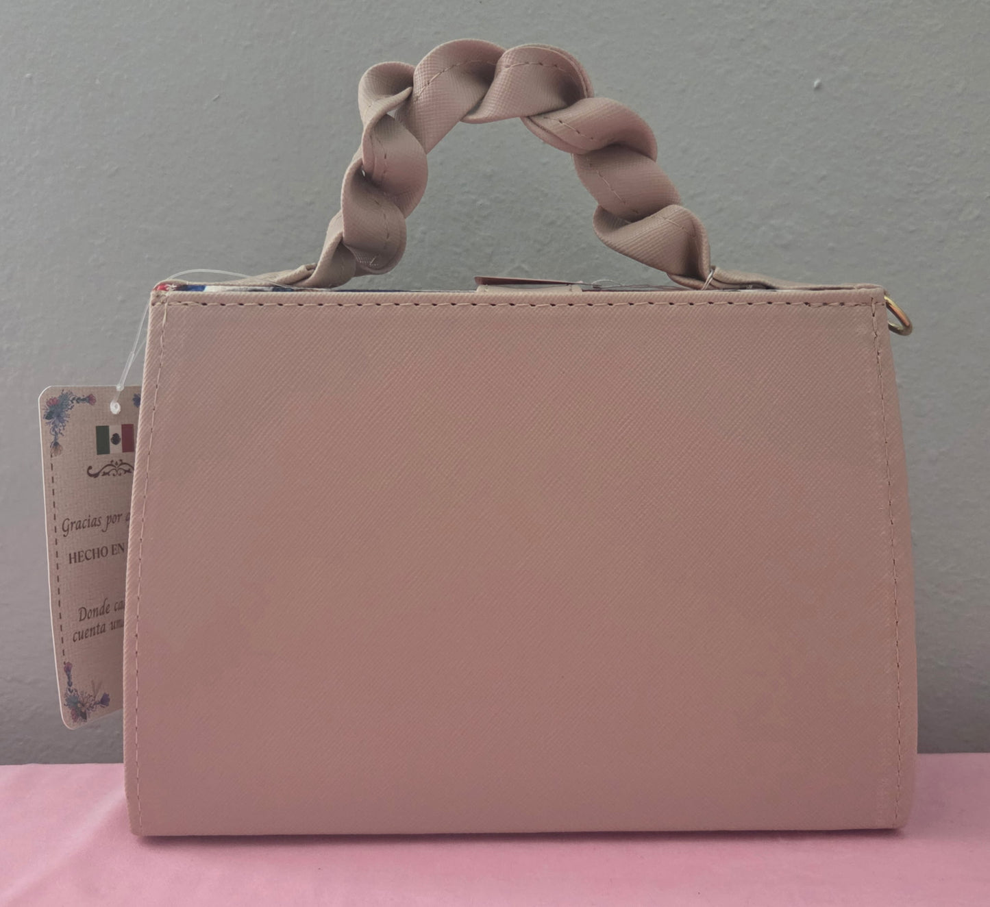 Brown Flower Small Crossbody Purse