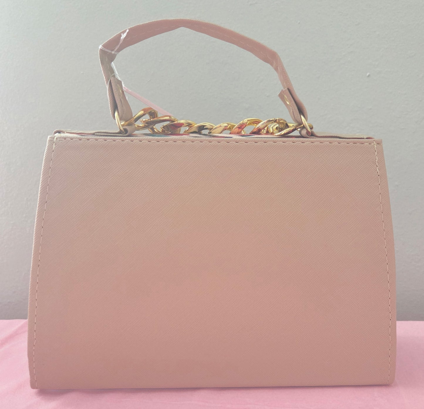 Brown Flowers Small Crossbody Purse