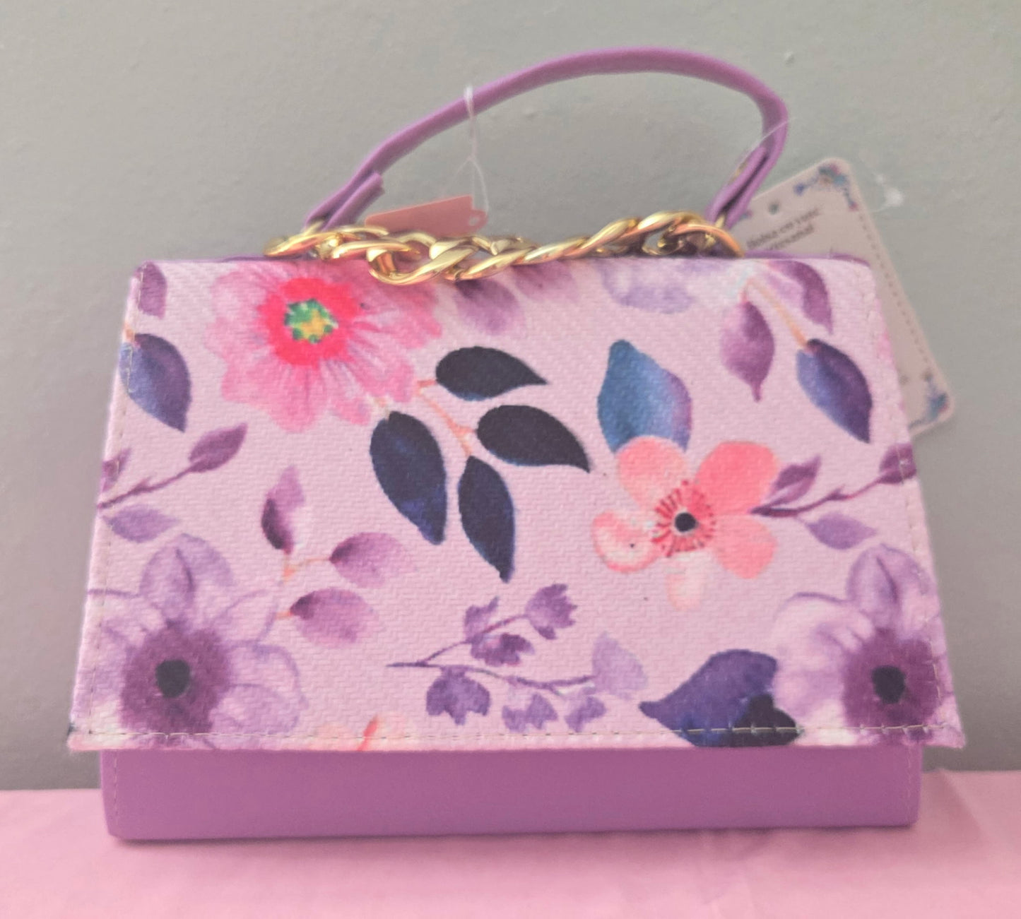 Lilac Flower Small Crossbody Purse