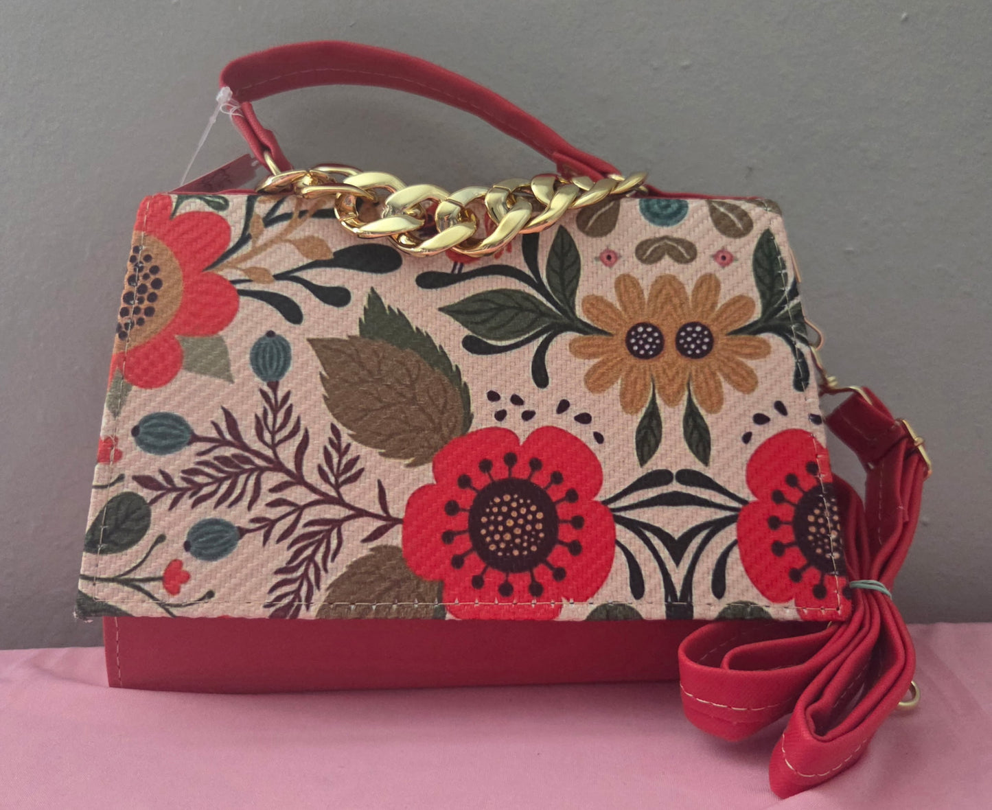 Red Small Crossbody Purse